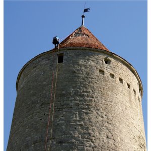 Arbeiten Sie an Seilen